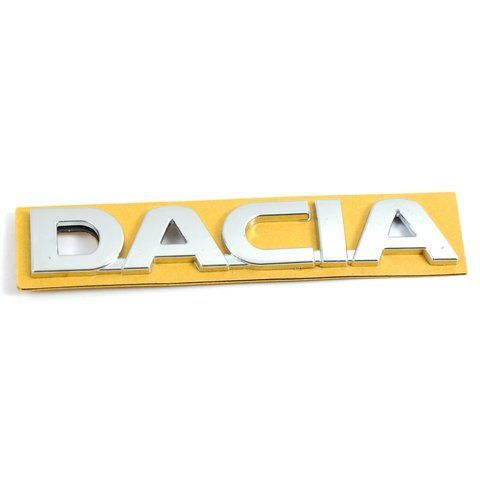 Эмблема-надпись "DACIA" скотч 3M/1 кукла 151х26 мм (8200907776) 5834 &mdash; основное фото товара