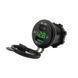 Гнездо под 1 USB+ Вольтметр DC 12-24V/5V подсветка с резьбой P10 GREEN QC 3.0 (выключатель) &mdash; основное фото товара