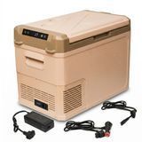 Elegant EL 150 104 компрессорный автохолодильник 37,1 л 12/24/220V до -20&deg;C бежевый &mdash; основное фото товара