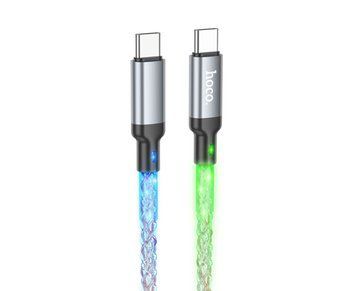 Кабель Type-C х Type-C HOCO U112 60W 1м серый &mdash; основное фото товара