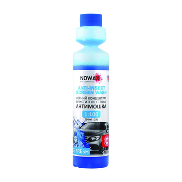 Омивач скла концентрат 250ml Nowax Крижана свіжість (NX25125) / Літній концентрат 1:100 &mdash; основне фото товару