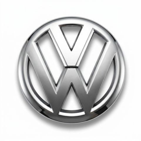Эмблема "VW" 135мм (Golf 6 09-12/B7/Caddy 2010-2015, 5K0853601FULM) &mdash; основное фото товара