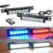 Стробоскоп світлодіодний 12V DRL 180*43*40мм/3W* 6LED (W-B-R з пультом) "T1001-2"