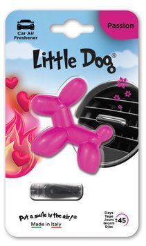 Ароматизатор у машину Little Joe Little Dog Passion, полімерна 3D-фігурка собаки на дефлектор (ED0303)
