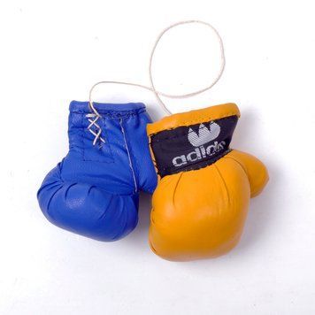 BOX рукавички на дзеркала заднього виду, малі Символ "УКРАЇНИ" (1 жовта - 1 синя) &mdash; основне фото товару