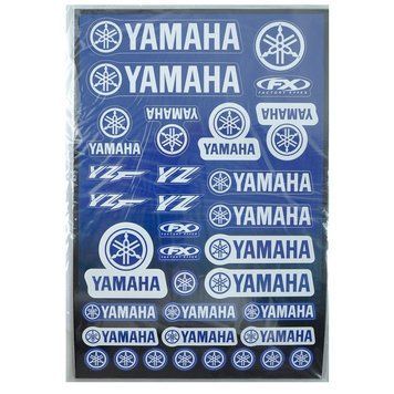 Наліпка МОТО "Yamaha" (35x23) синя &mdash; основне фото товару