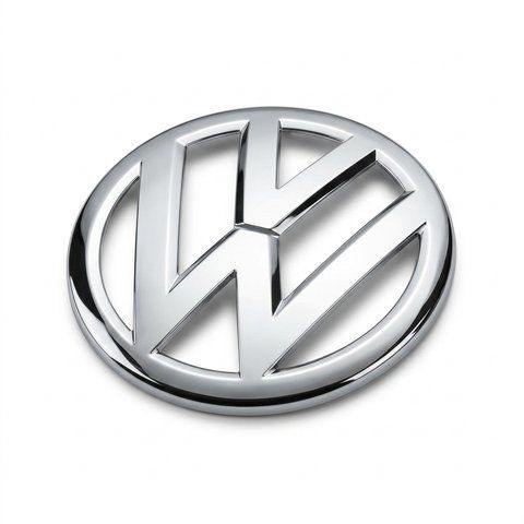 Эмблема "VW" 135мм (Golf 7 12-17, 5G08536012ZZ) &mdash; основное фото товара
