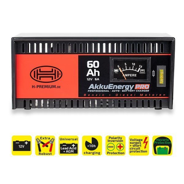 Heyner Premium AkkuEnergy PRO 930600 зарядний пристрій для акумулятора 6A 12V &mdash; основне фото товару