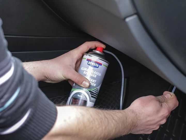 Очищувач кондиціонера авто (пінний) 400ml Presto Klimaanlagenreinig &mdash; основне фото товару