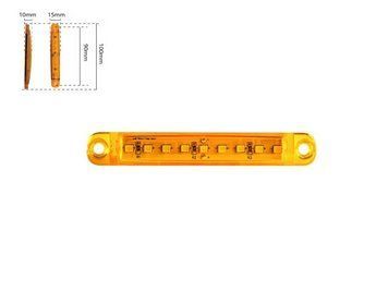 LED габарит BD-0003A 100x15 мм 12/24V помаранчевий LED 5 шт