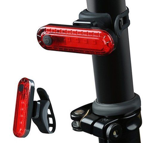 Фонарь задний велосипедный BSK-2275/HJ-056-5SMD, Waterproof, аккумулятор, ЗУ micro USB &mdash; основное фото товара