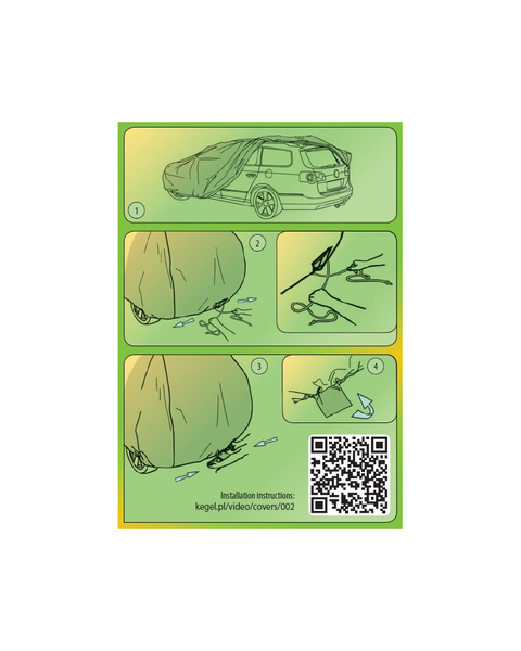 Тент на авто Kegel Mobile Garage для хэтчбека M2 380-405&times;136 см (5-4102-248-3020) &mdash; основное фото товара