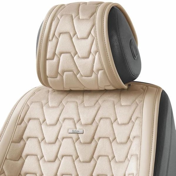 Beltex Chicago накидки на сиденья авто передние бежевые (BX85550) &mdash; основное фото товара