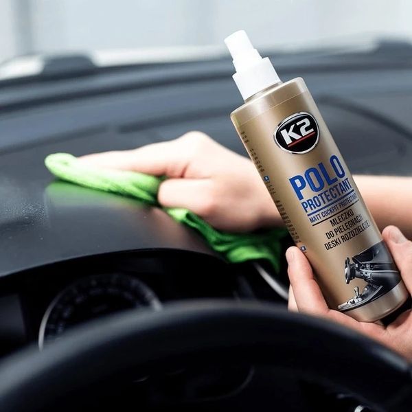 Поліроль для пластику авто K2 без запаху 350ml (K410) &mdash; основне фото товару