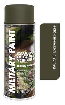 Deco Color Military Paint камуфляжна фарба аерозоль 400 мл коричнево-сіра RAL7013
