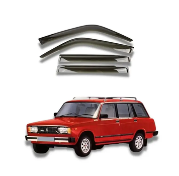 Дефлектори Вікон Вітровики ВАЗ 2104/2102 Довгі 1970-2015 "Voron Glass" (скотч) &mdash; основне фото товару