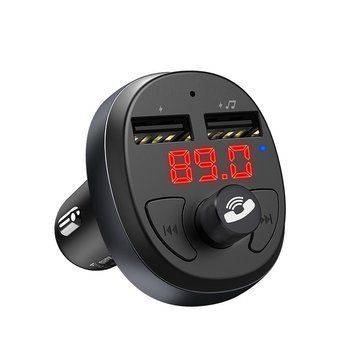 Модулятор Bluetooth "E41" "Hoco" 2 USB+AUX вих 12/24V
