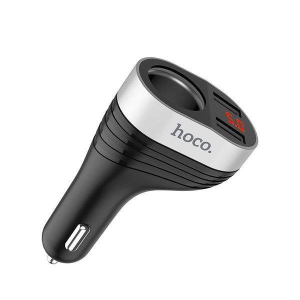 Разветвитель прикуривателя Hoco Z29 (одинарный, 2usb) &mdash; основное фото товара