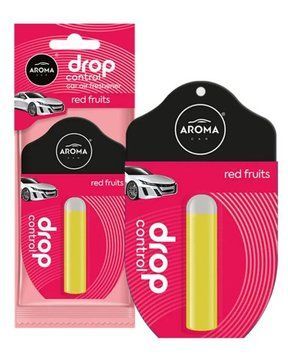 Ароматизатор у машину Aroma Car Drop Control Red Fruits, рідкий підвісний, 5 мл (11864)