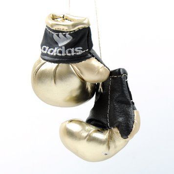 BOX рукавички на дзеркала заднього виду, малі золоті "Adidas" - "Nike" &mdash; основне фото товару