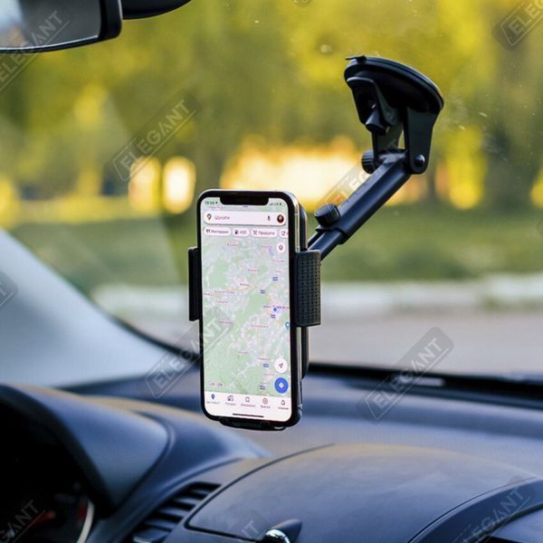 Автотримач для телефону "Elegant" 150 003 (в.100-150, ш.55-92мм, 360&deg;) &mdash; основне фото товару