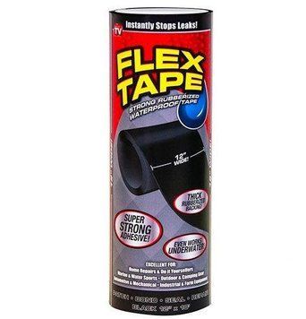 Водонепроникний Скотч Flex Tape 30 х 100 см (PP + розплавлений клей) Чорний
