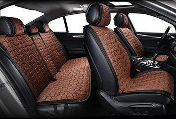 Beltex Chicago накидки на сидіння авто комплект коричневі (BX85120) &mdash; основне фото товару