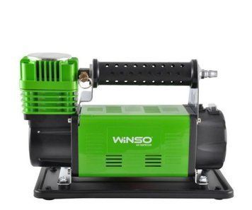 Автомобильный компрессор двухпоршневой Winso 129000 10 Атм 160 л/мин 600 Вт клеммы АКБ &mdash; основное фото товара