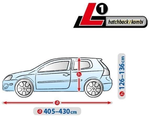 Тент на авто Kegel Basic Garage для хетчбека L1 405&ndash;430 &times; 136 см (5-3956-241-3021)