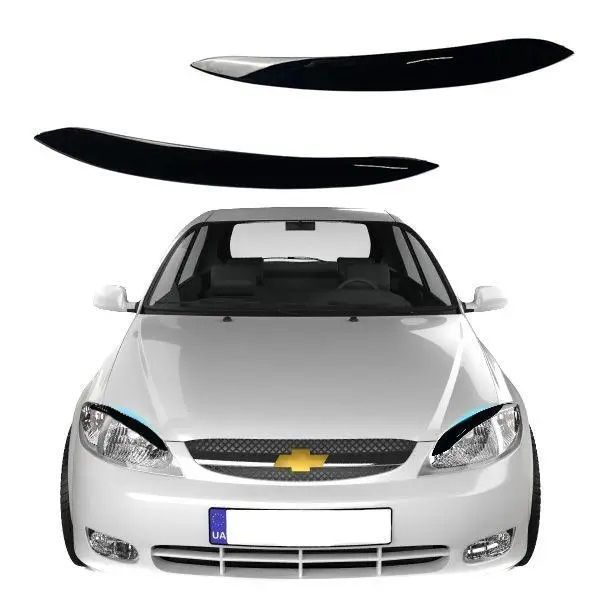 Реснички На Фары Chevrolet Lacetti HTB "Av-Tuning" (2шт) &mdash; основное фото товара
