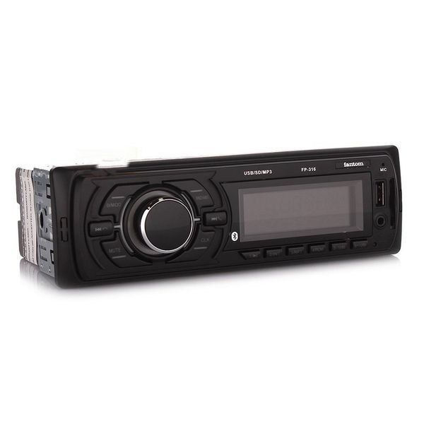 Автомагнитола Fantom FP-316 Black/Green USB, SD, Bluetooth, 4x50W &mdash; основное фото товара
