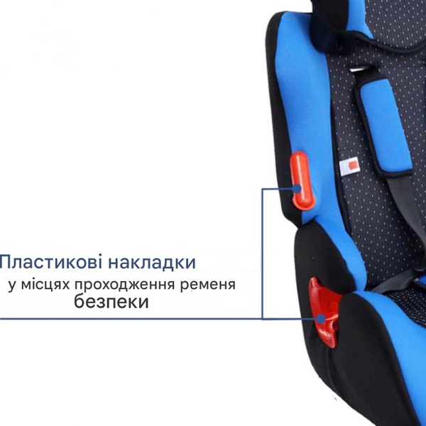 Детское автокресло SIGER Космо 1&ndash;12 лет, 9&ndash;36 кг Синий &mdash; основное фото товара