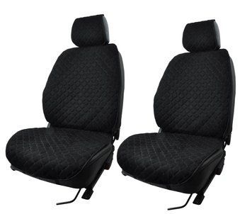 Rcar Decor Premium алькантара передні чорні нитка  &mdash; основне фото товару