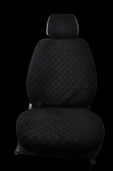 Rcar Decor Premium алькантара передние черные нитка черная  &mdash; основное фото товара