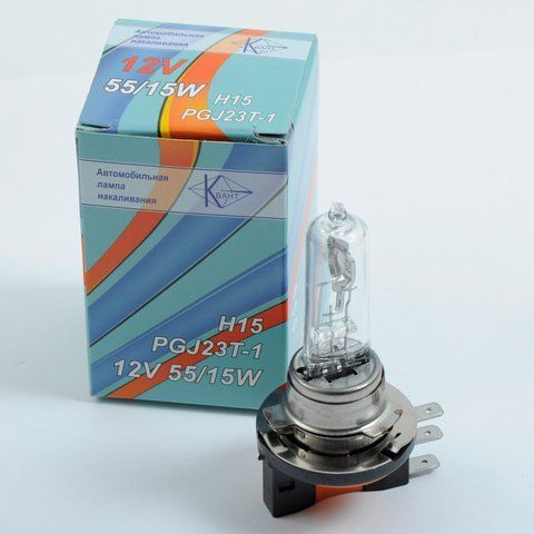 H15 галогенна лампа Квант 12V 55W для авто 1шт &mdash; основне фото товару