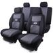 Модельные чехлы на сиденья Автосвіт для Chevrolet Aveo 02-11 черно-серые