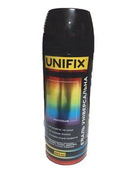 Unifix аэрозольная краска 400 мл черный мат (951013) &mdash; основное фото товара