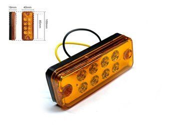 LED габарит Ledside Lamp 12/24V помаранчевий LED 2 шт