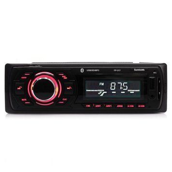 Автомагнитола Fantom FP-317 Black/Red USB, SD, Bluetooth, 4x50W &mdash; основное фото товара