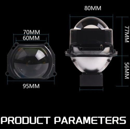 A-series A6 Bi-LED лінза у фари 3.0" 50/60W 6000K 7000 Lm &mdash; основне фото товару