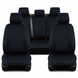 Rcar Decor Premium алькантара комплект чорні нитка синя  &mdash; фото товару 1 з 4