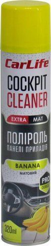 Поліроль торпеди спрей 320ml "Carlife" EXTRA MAT Банан CF342 &mdash; основне фото товару