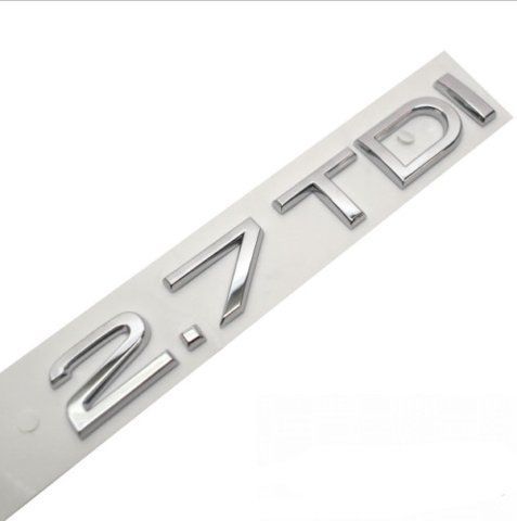 Эмблема-надпись "2.7 TDI" Audi A5/A6 2009> скотч 143х21мм 4F0853743C2ZZ &mdash; основное фото товара