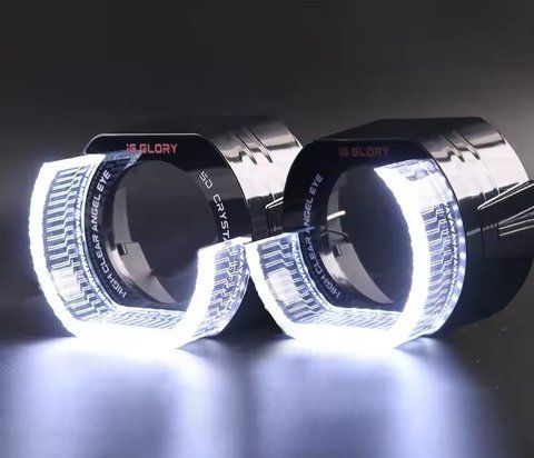 LED-маска для лінз R6-L 2.5" 6000K біле світло 2 шт &mdash; основне фото товару