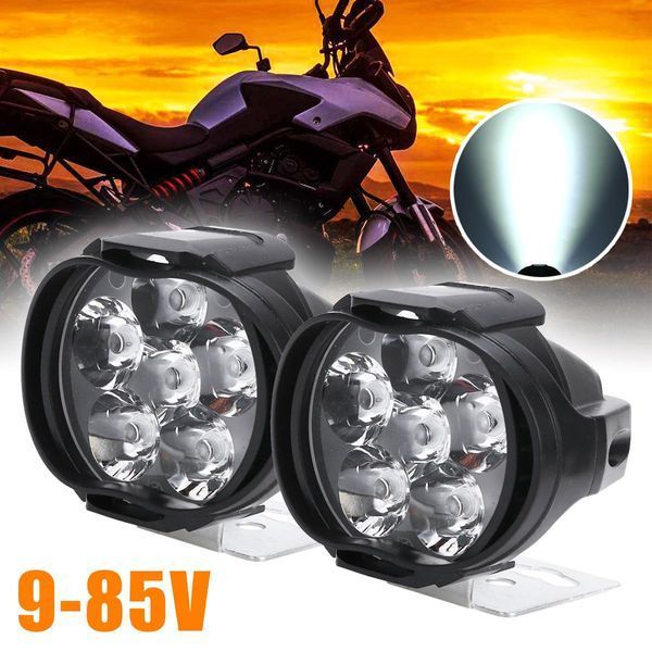 Autogen LED робоча фара кругла міні 10W Spot /19 12V 1W*6 6 LED 50x55x95 мм 2 шт (JP020) &mdash; основне фото товару