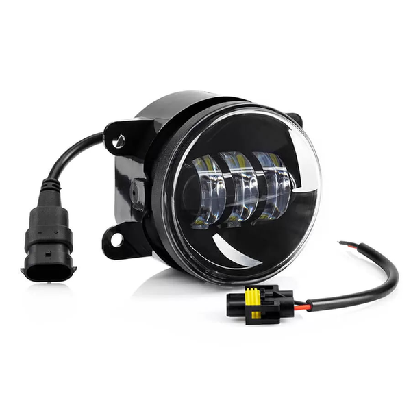 Leader LED протитуманна фара з лінзою білі 12V білий D101 мм (FB-410) &mdash; основне фото товару