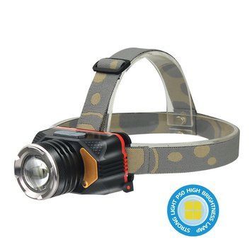 Фонарь налобный аккумуляторный X-Balong BL-W8828-P50 LED+COB, USB, 3 режима