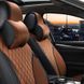 Подушки на підголівник авто Elegant 700 505 коричневий велюр (2 шт) &mdash; фото товару 5 з 5