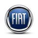 Эмблема "Fiat" 75мм задняя (Albea/Punto/Palio, скотч, синяя) &mdash; фото товара 1 из 2