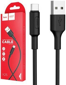 Кабель USB / TYPE-C "HOCO X25 Flash 1метр Black &mdash; основне фото товару